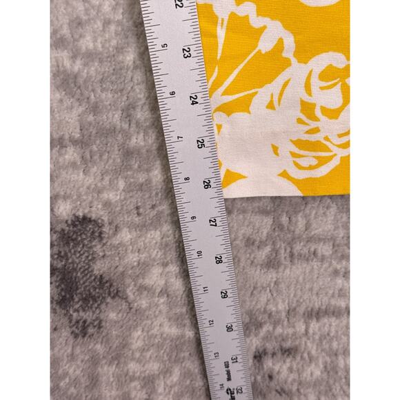 Mr Turk Pants 32 x 26 Mens Yellow Floral Cotton Twill - Picture 5 of 7